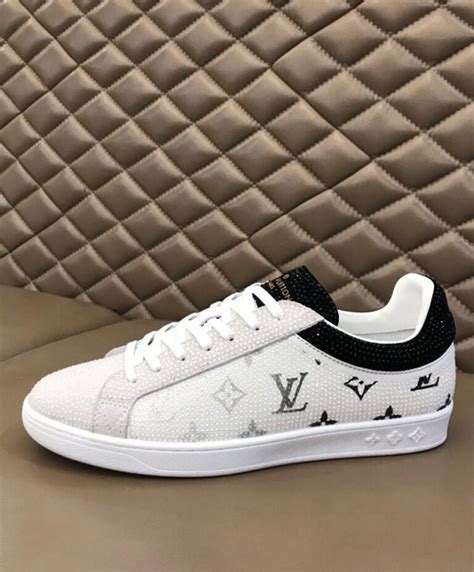 all white louis vuitton sneakers|white lv sneakers.